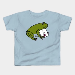 Kindness Quote Frog Says Its OK Kids T-Shirt